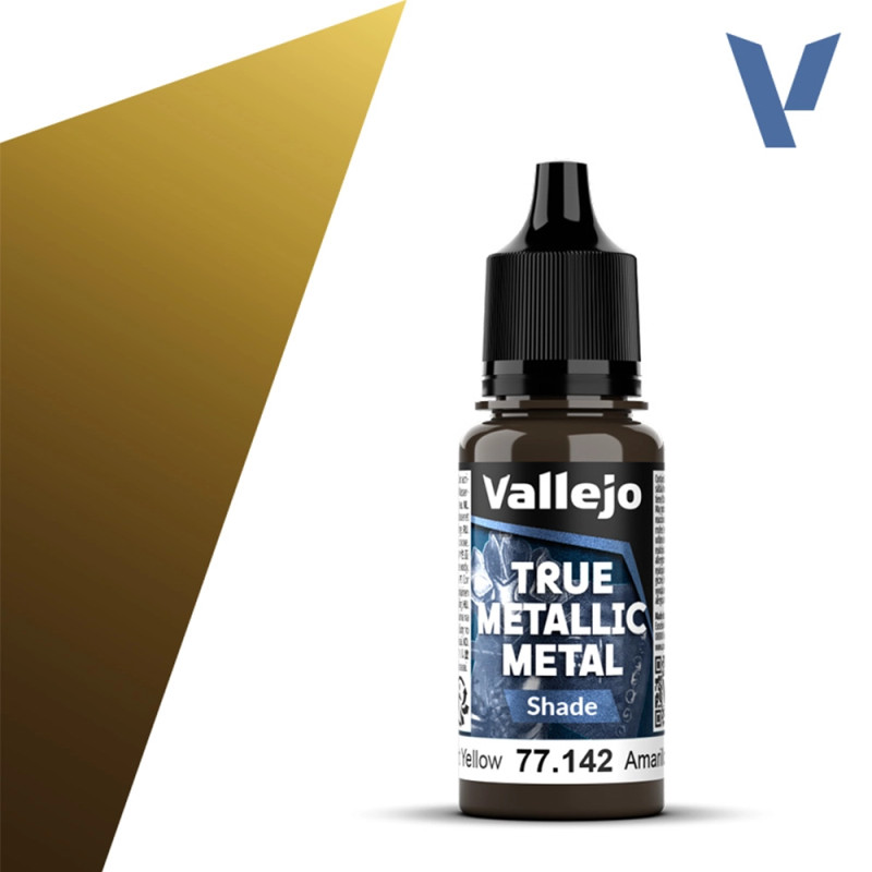 Jaune Éclatant N°42 - 18ml Shade True Metallic Metal - VALLEJO 77.142