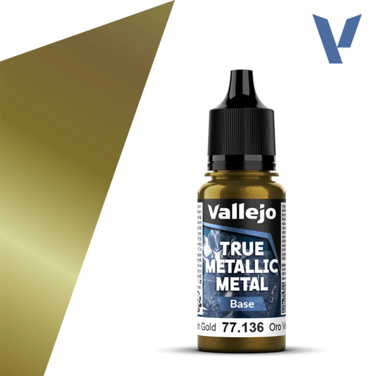 Or Vert N°36 - 18ml Base True Metallic Metal - VALLEJO 77.136