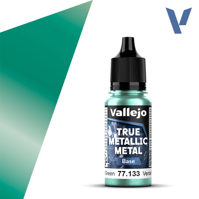 Vert Scarabée N°33 - 18ml Base True Metallic Metal - VALLEJO 77.133