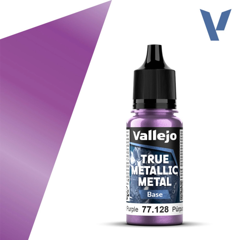 Pourpre Améthyste N°28 - 18ml Base True Metallic Metal - VALLEJO 77.128