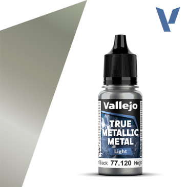 Noir Obsidienne N°20 - 18ml Light True Metallic Metal - VALLEJO 77.120