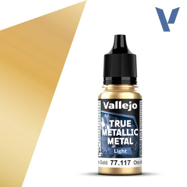 Or Arcanique N°17 - 18ml Light True Metallic Metal - VALLEJO 77.117