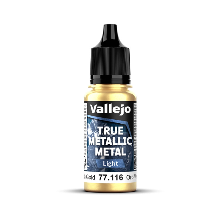 Or Vert N°16 - 18ml Light True Metallic Metal - VALLEJO 77.116