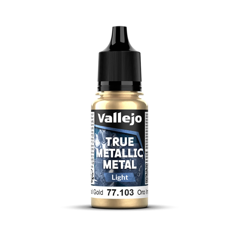 Or Impérial N°3 - 18ml Light True Metallic Metal - VALLEJO 77.103