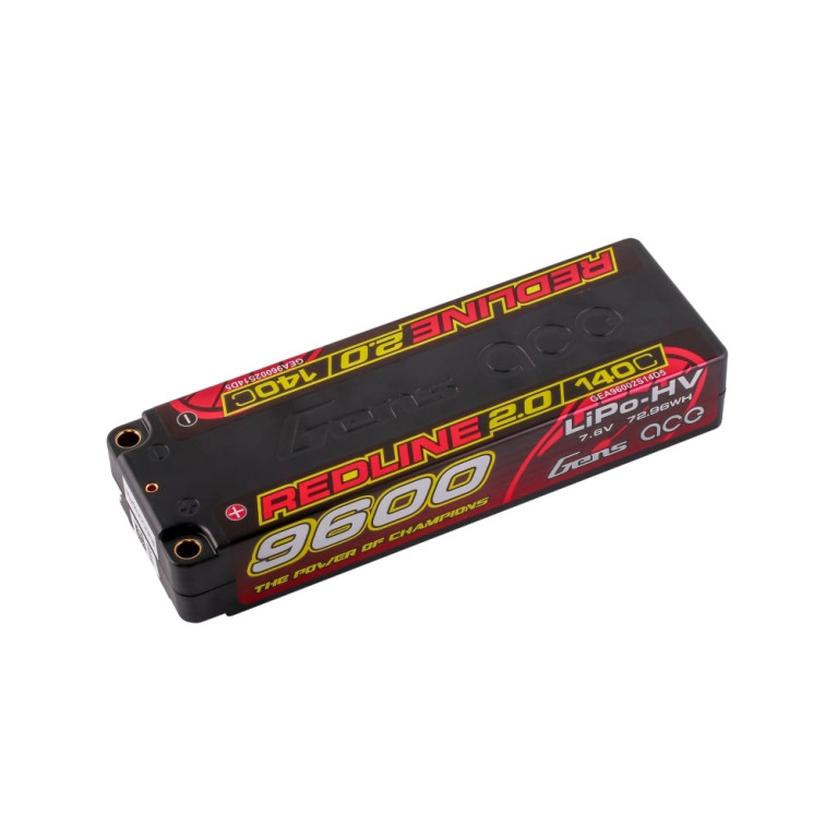 Accu LiPo-HV Redline 7.6V 9600 mAh - GENS ACE GEA96002S14D5