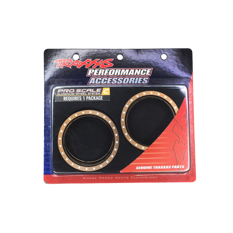 Anneaux Beadlock en aluminium Bronze (x4) - TRAXXAS 10276-BRNZ