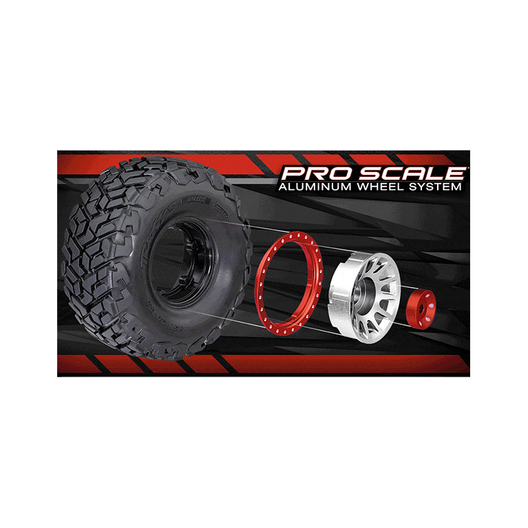 Anneaux Beadlock en aluminium Silver (x4) - TRAXXAS 10276-SLVR