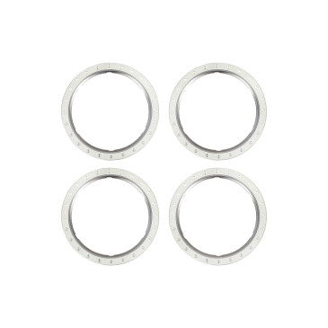 Anneaux Beadlock en aluminium Silver (x4) - TRAXXAS 10276-SLVR
