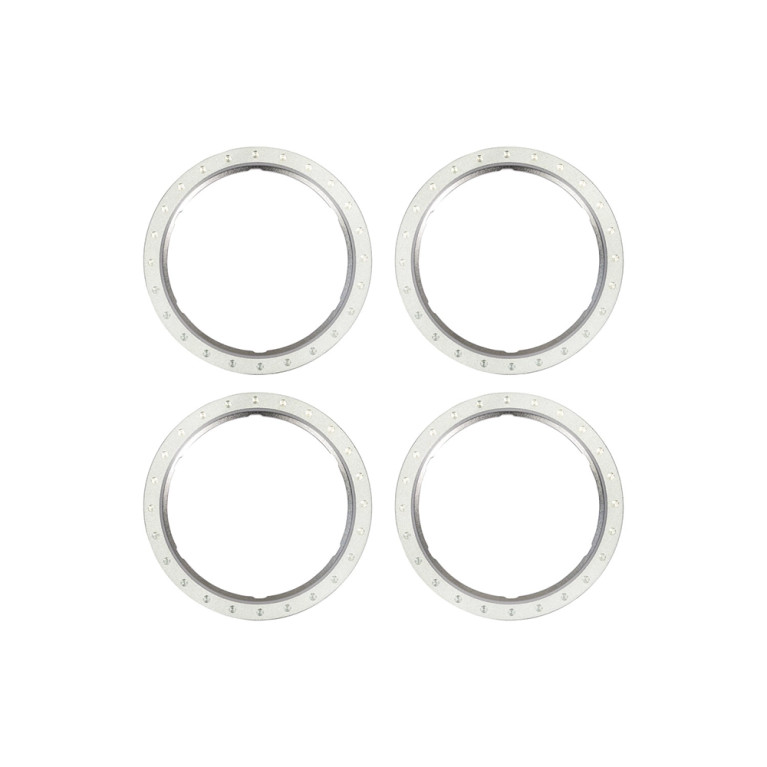 Anneaux Beadlock en aluminium Silver (x4) - TRAXXAS 10276-SLVR