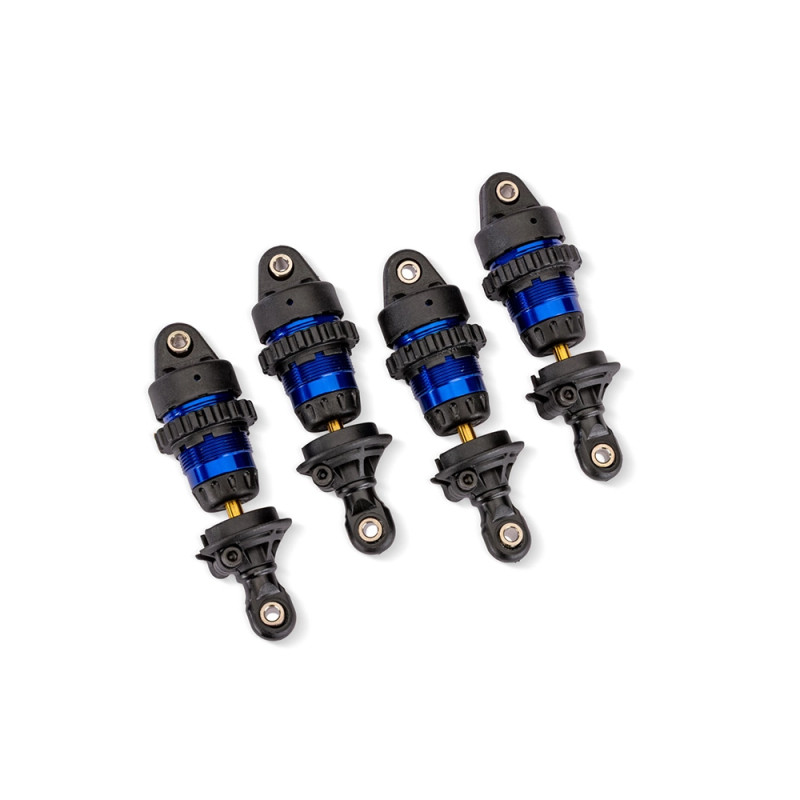 Amortisseur court en aluminium Bleu - Mini GTR - TRAXXAS 10865-BLUE