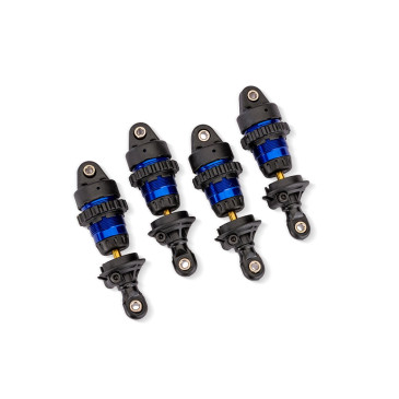 Amortisseur court en aluminium Bleu - Mini GTR - TRAXXAS 10865-BLUE