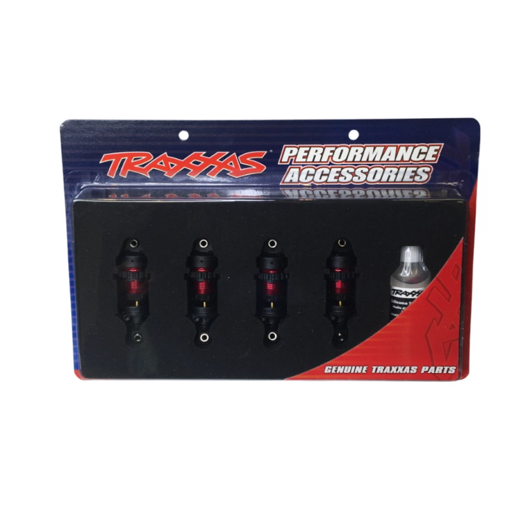 Amortisseur court en aluminium Rouge - Mini GTR - TRAXXAS 10865-RED