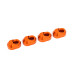 Fixations axe de triangle - Orange - TRAXXAS 7743-ORNG