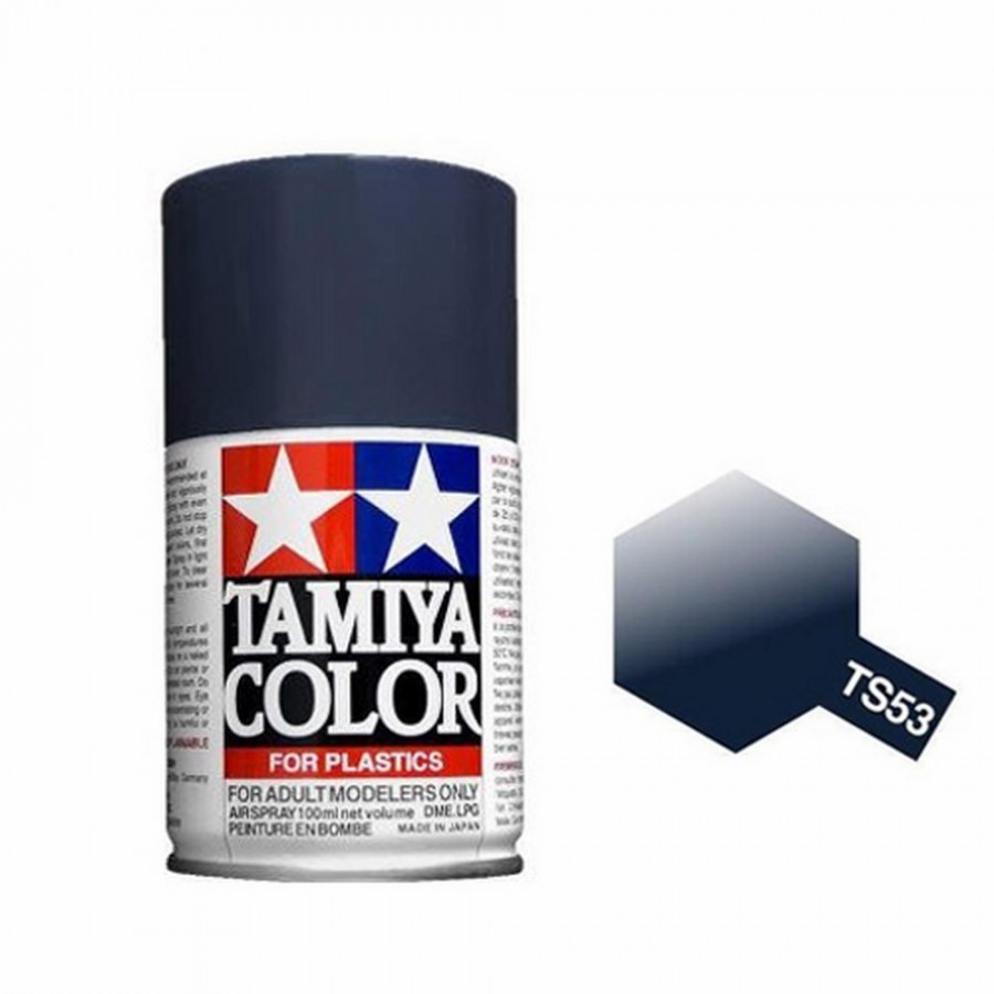 Bleu Foncé Métal Brillant Spray de 100ml-TAMIYA TS53