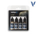 Pack Métal Vieilli - 18ml True Metallic Metal - VALLEJO 77.258