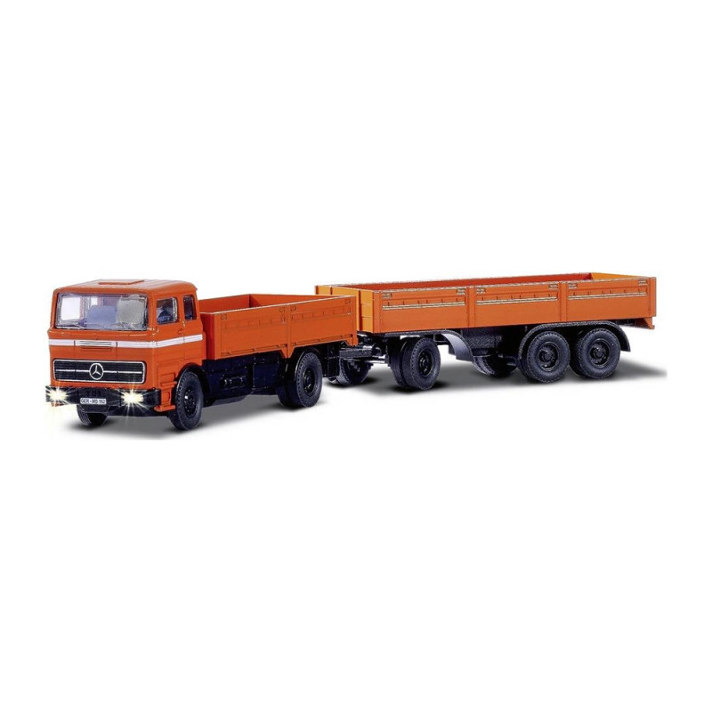 Camion + remorque orange - 1/87 - CARSON 500504159