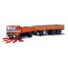 Camion + remorque orange - 1/87 - CARSON 500504159
