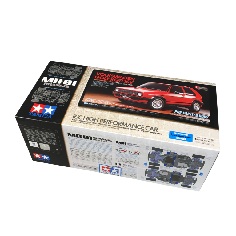 Volkswagen Golf II GTI 16V + carrosserie pré-peinte - TAMIYA 47516