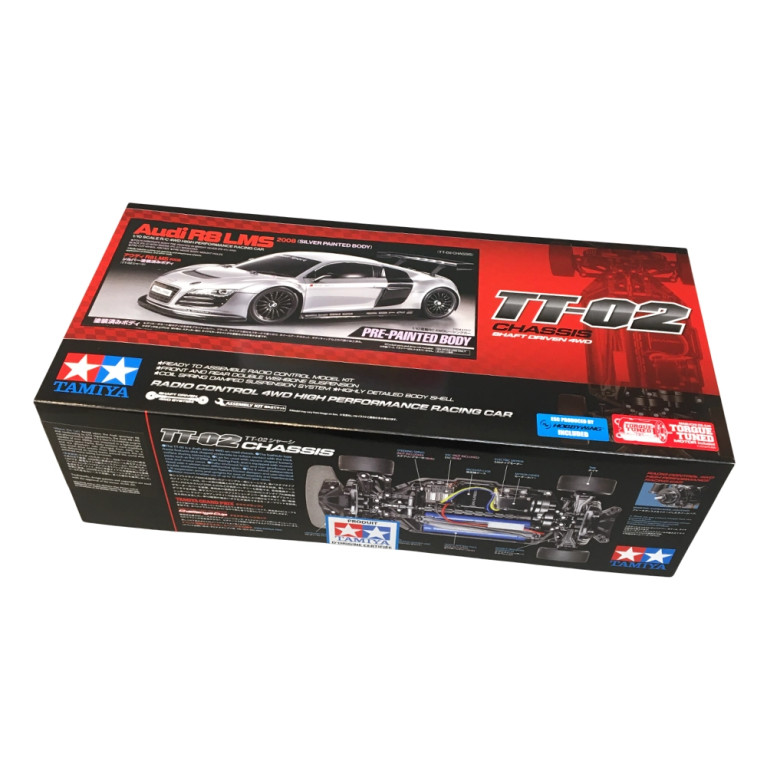 Audi R8 LMS 2008 + carrosserie pré-peinte - TAMIYA 47517