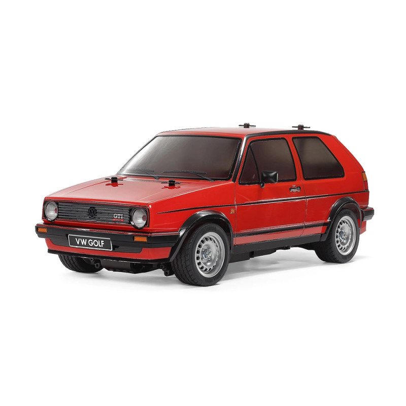 Pack Volkswagen Golf II GTI 16V + carrosserie pré-peinte - TAMIYA 47516PCK