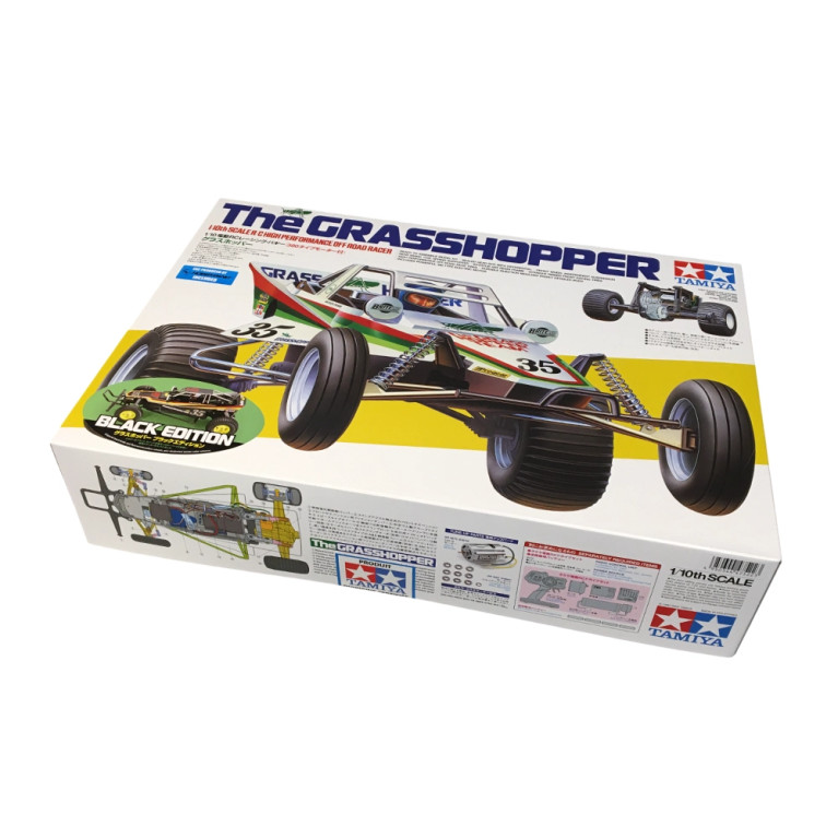 Pack The Grasshopper - Black Edition - TAMIYA 47522PCK
