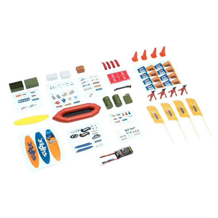 Accessoires commémoratifs + Lipo FCX24M Rover Camel Trophy - FMSC3630