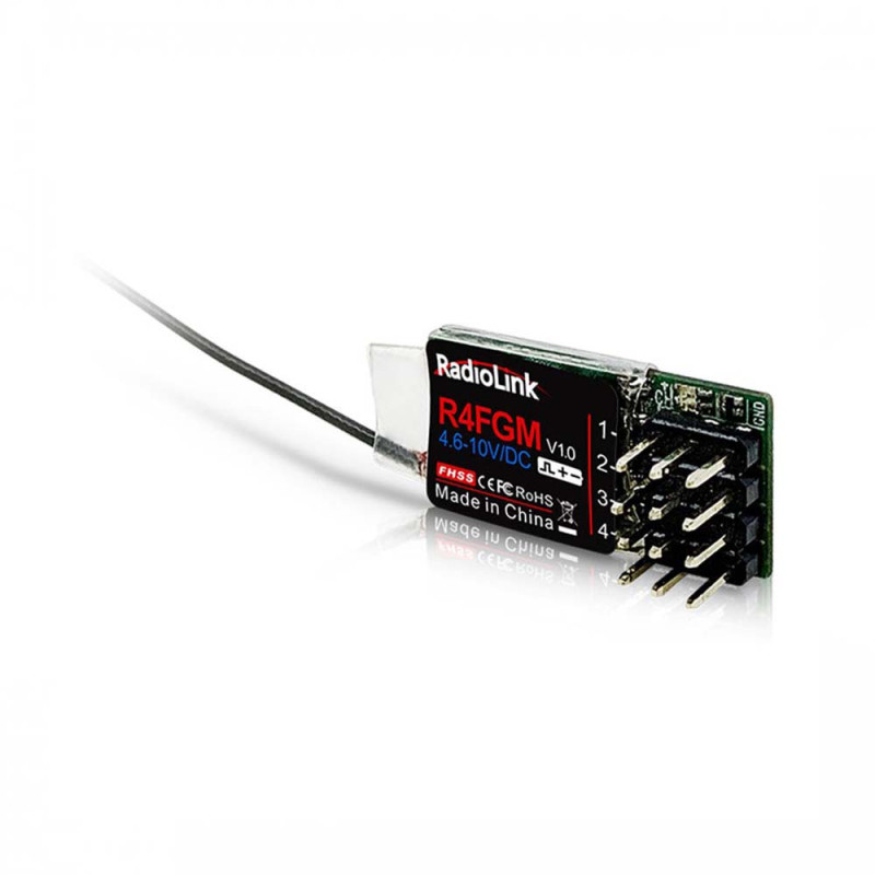 Récepteur R4FGM Mini 2.4GHz 4 voies - RADIOLINK RADR4FGM