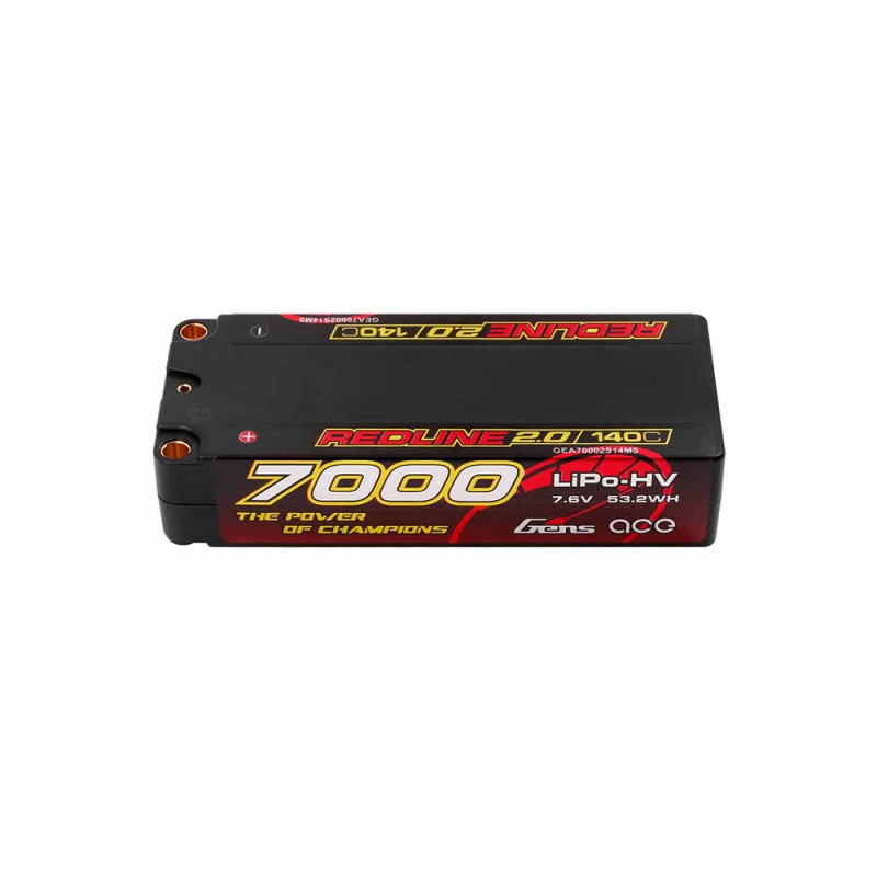 Accu LiPo-HV Redline 7.6V 7000 mAh - GENS ACE GEA70002S14M5