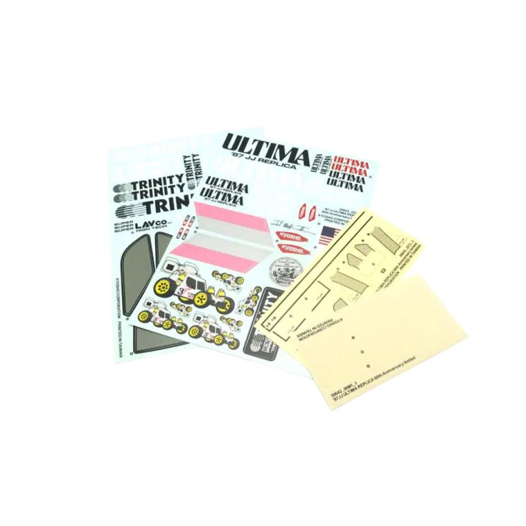 Planches de stickers - Ultima JJ - KYOSHO UTD001
