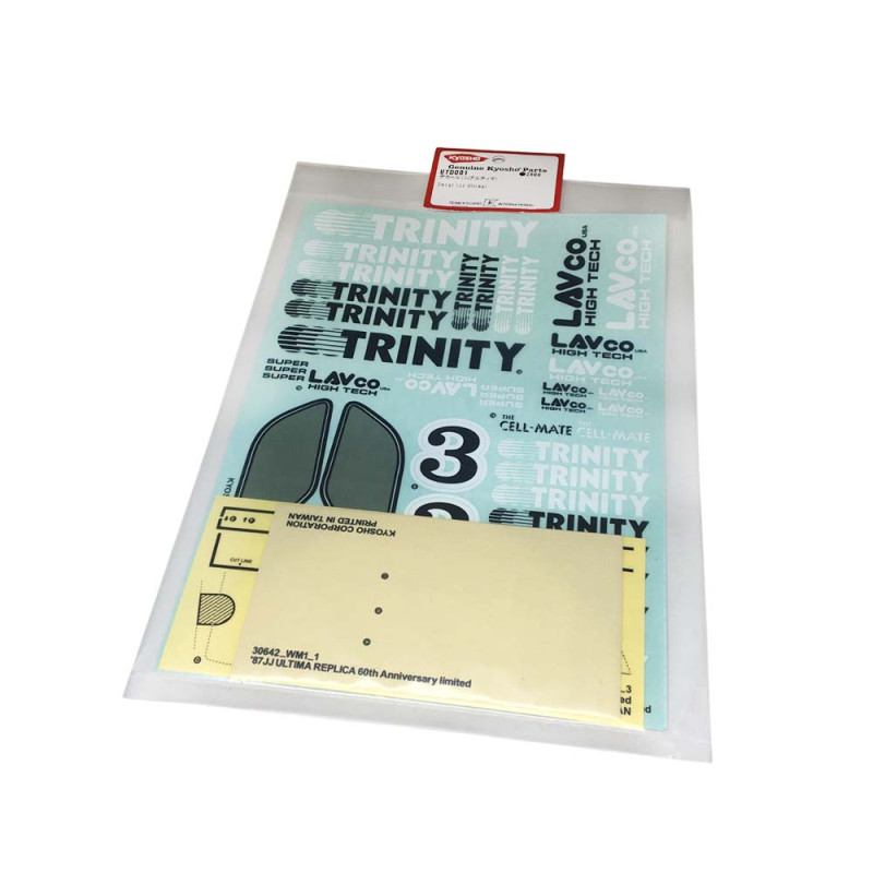 Planches de stickers - Ultima JJ - KYOSHO UTD001