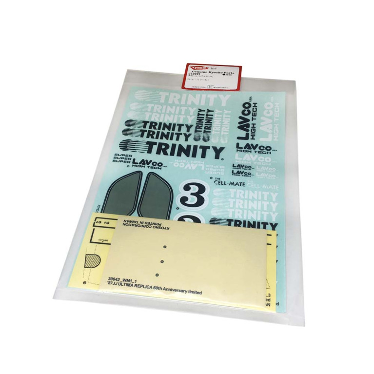 Planches de stickers - Ultima JJ - KYOSHO UTD001