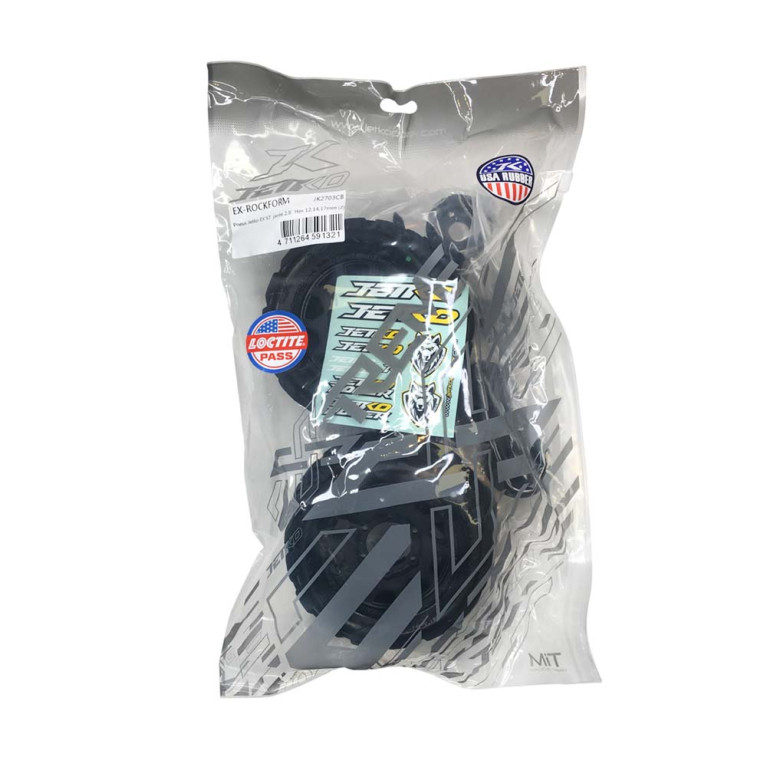 2 Roues "EX ST Rockform" montées collées - JETKO JK2703CB