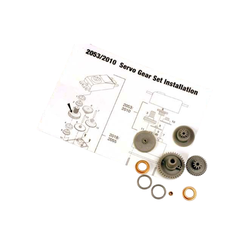 Kit pignons pour servos 2055/2056 - TRAXXAS 2053