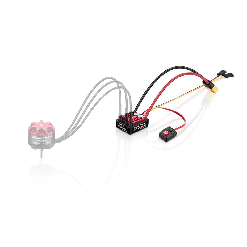Variateur QuicRun WP-10BL80 Crawler - 80A - HOBBYWING 30108002