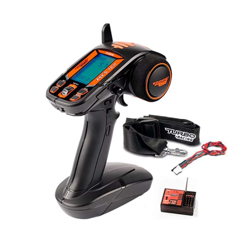 Radio à volant 7 voies + 1 récepteur - TURBO RACING A82-S