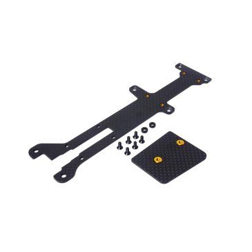 Kit platine radio/ESC en carbone - 2mm - KOSWORK KOS04321