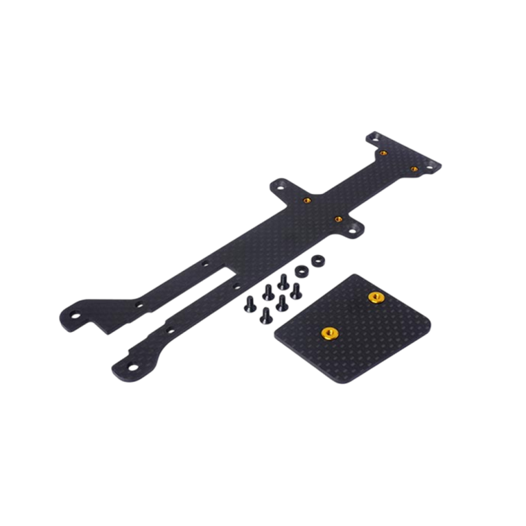 Kit platine radio/ESC en carbone - 2mm - KOSWORK KOS04321