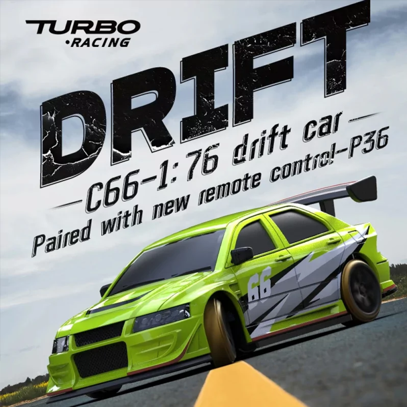 Micro Drift ''C-66'' 1/76 Vert - TURBO RACING TB-C66