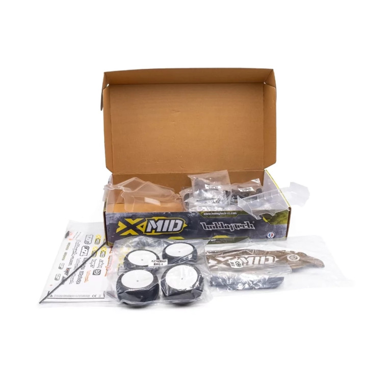 Kit Buggy X-MID 1/10 - 2WD - HOBBYTECH 8.XMID.KIT