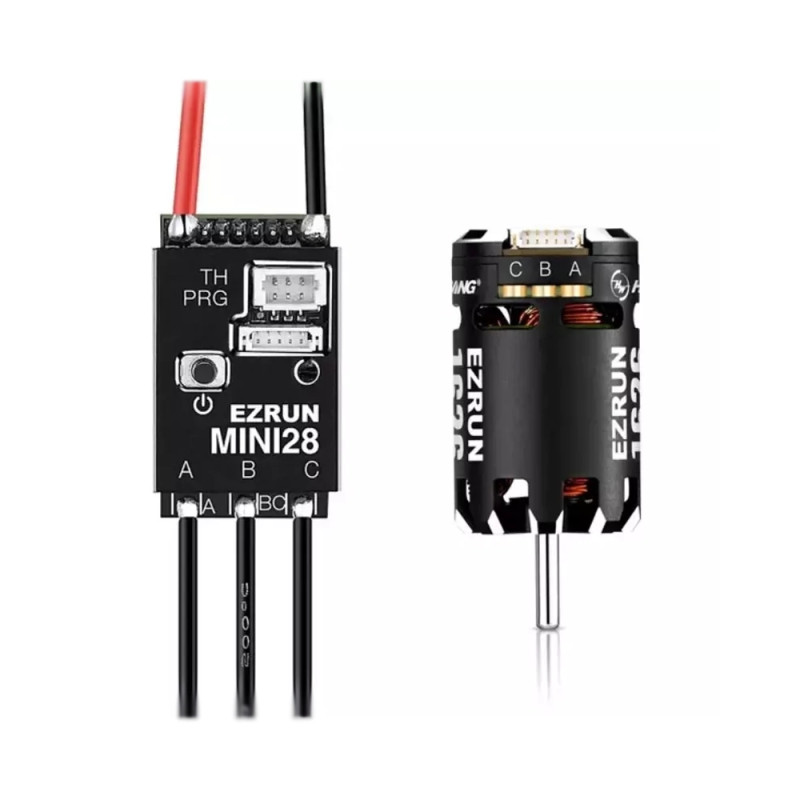 Combo Ezrun Mini28 + moteur 1626SD 5000Kv - HOBBYWING 38020367