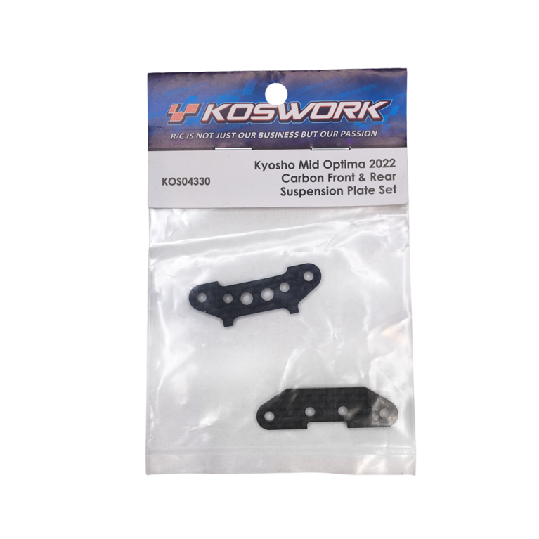 Plaques de suspension AV/AR en carbone - KOSWORK KOS04330