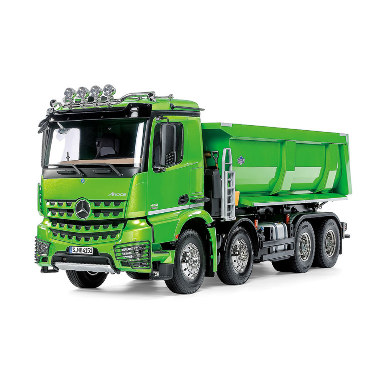 Camion Mercedes-Benz Arocs 4151 8x4 - Candy Green Edition - TAMIYA 47523