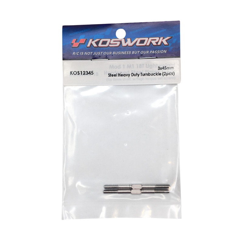 2 Biellettes en acier - 3x45mm - KOSWORK KOS12345