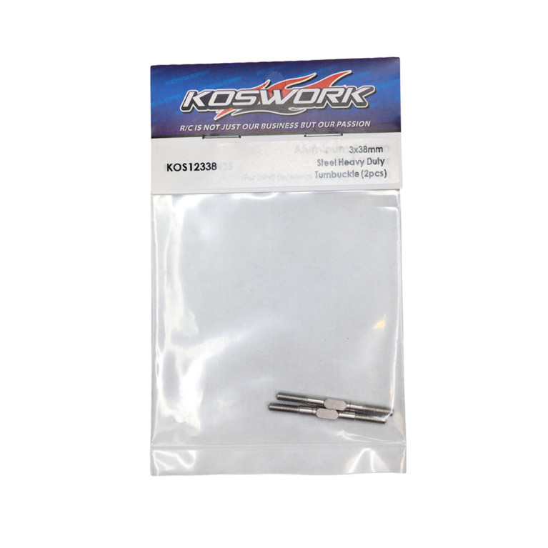 2 Biellettes en acier - 3x38mm - KOSWORK KOS12338