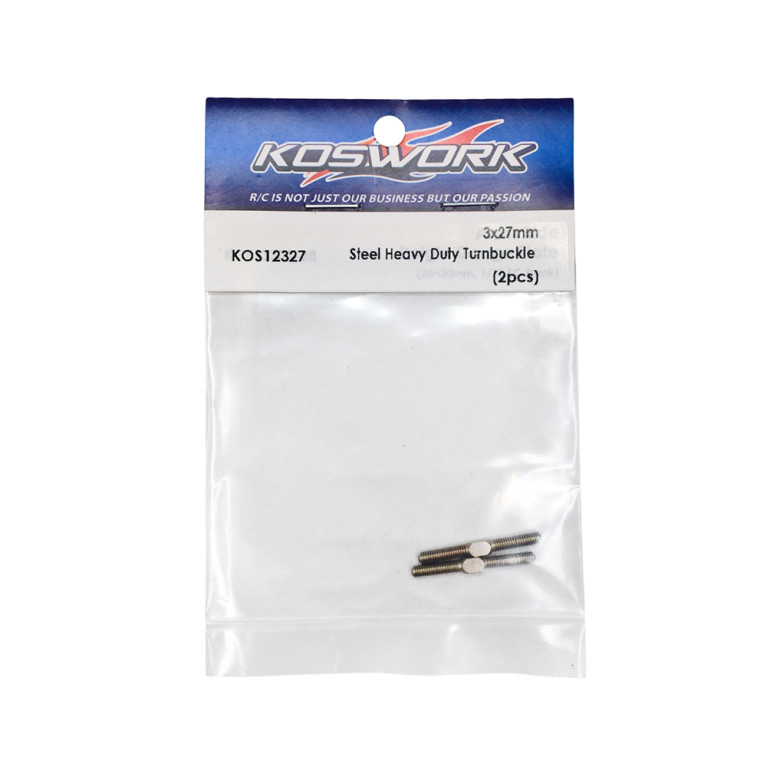 2 Biellettes en acier - 3x27mm - KOSWORK KOS12327