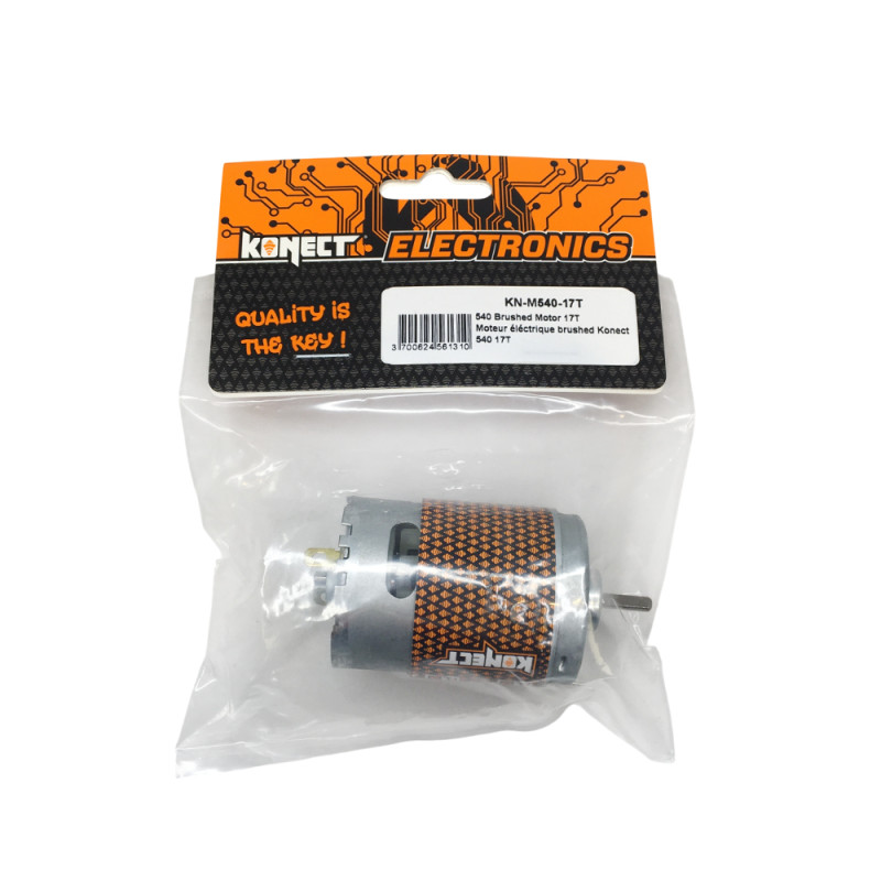Moteur électrique Brushed 540 17T - KONECT KN-M540-17T