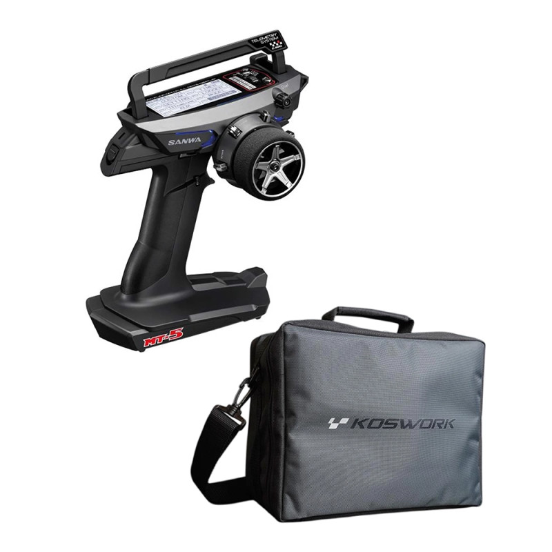 Radio MT-5 + récepteur RX-493i avec sacoche - SANWA 101A32671K