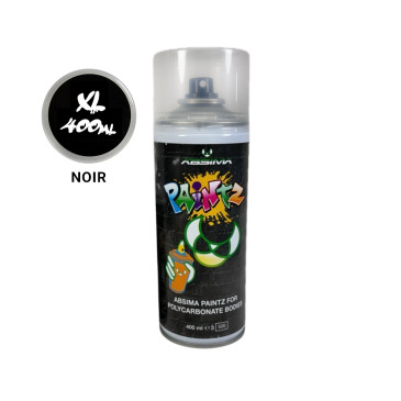 Peinture en spray pour Lexan 400ml - NOIR - ABSIMA 3500005XL