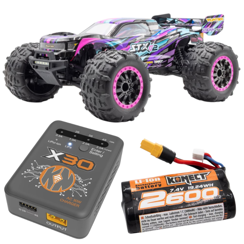 Stadium Truck STX G2 - Violet - FUNTEK FTK-STX-G2-PU