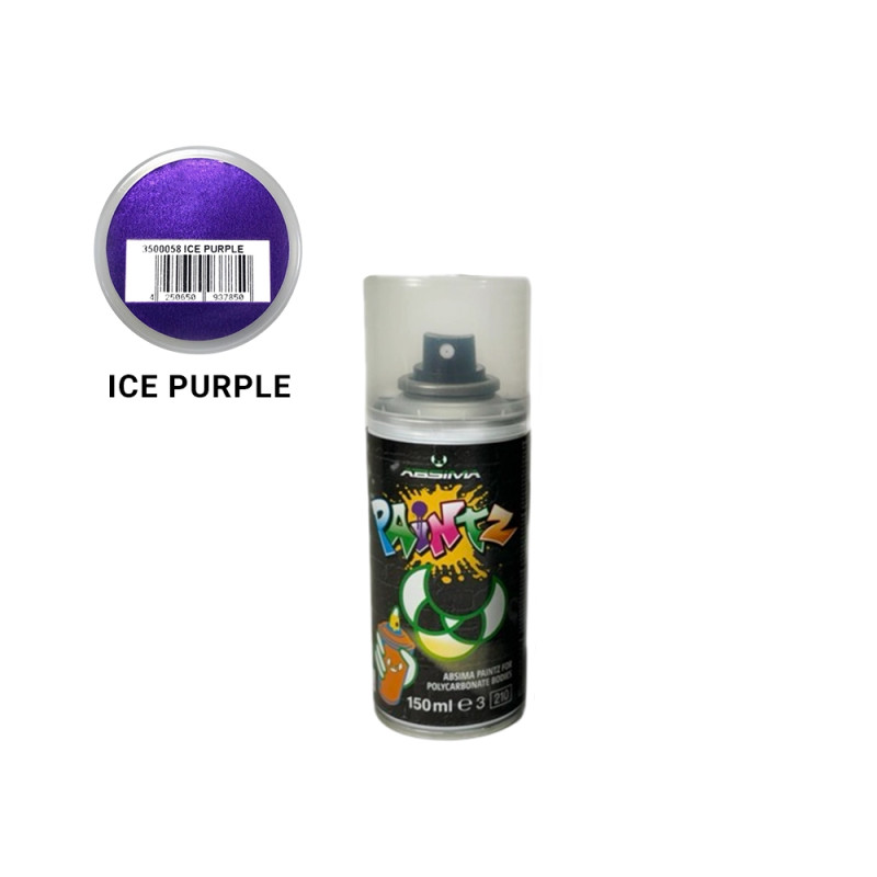 Peinture en spray pour Lexan 150ml - Ice Purple - ABSIMA 3500058